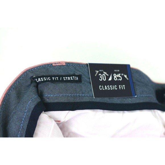 Nautica Men's Salmon Stretch Classic Fit Sailing Flags Deck Shorts Size 30 NWT - Picture 5 of 9